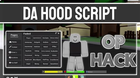 faded da hood|da hood scripts faded.